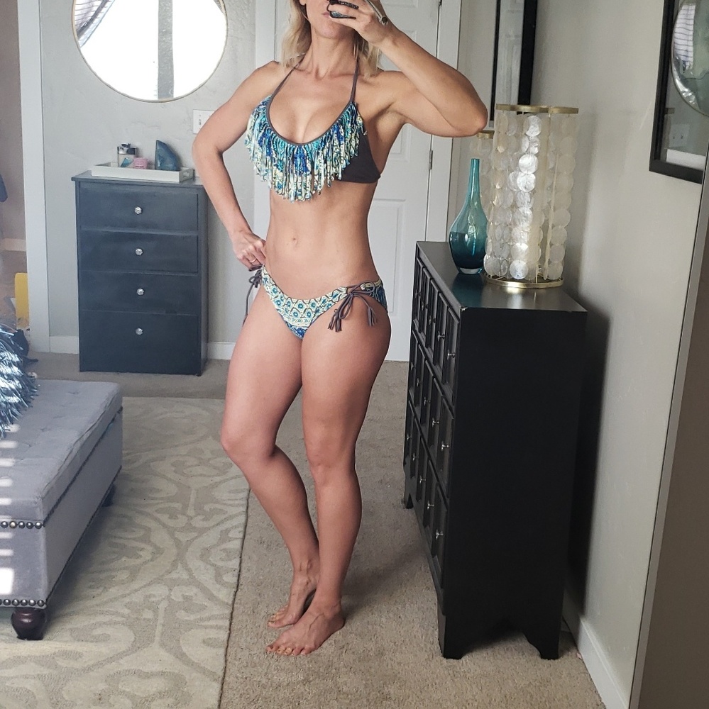 Fringe Bikini with side ties